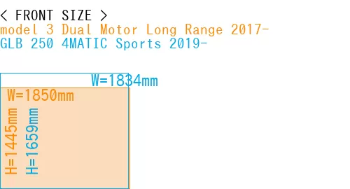 #model 3 Dual Motor Long Range 2017- + GLB 250 4MATIC Sports 2019-